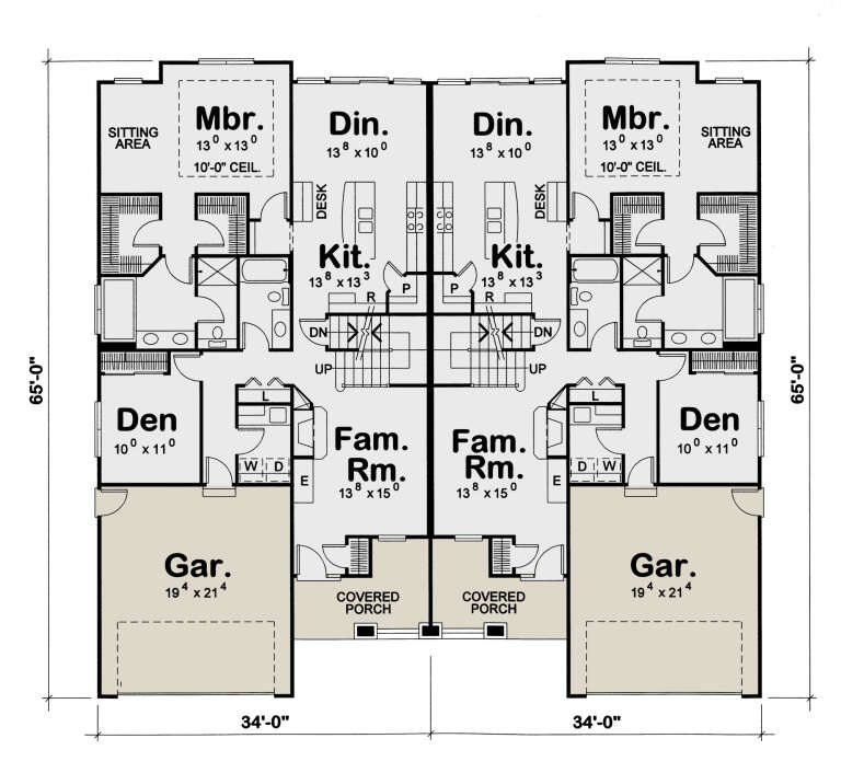 House Plan House Plan #31936 Drawing 1