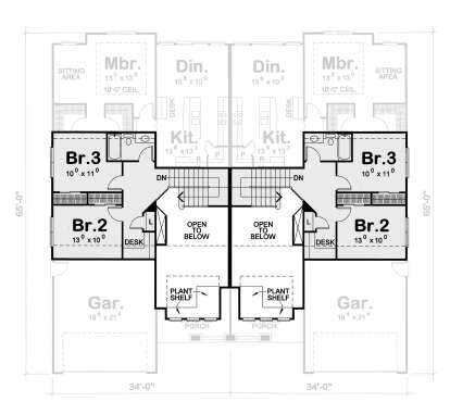 Second Floor for House Plan #402-01834