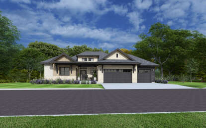 Craftsman House Plan #425-00055 Elevation Photo