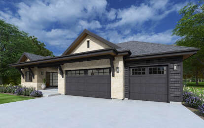 Craftsman House Plan #425-00055 Elevation Photo