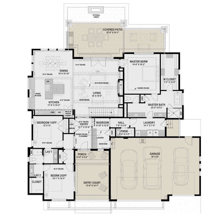 House Plan House Plan #31939 Drawing 1