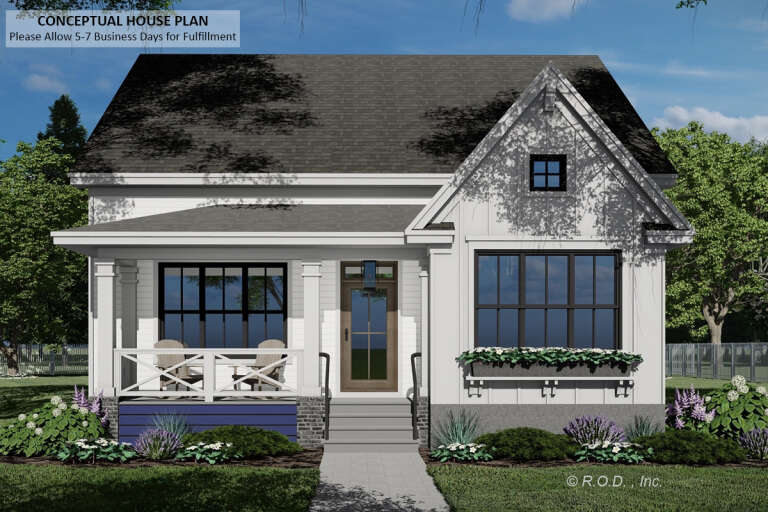 House Plan House Plan #31941 Front Elevation 