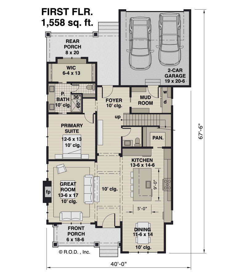 House Plan House Plan #31942 Drawing 1