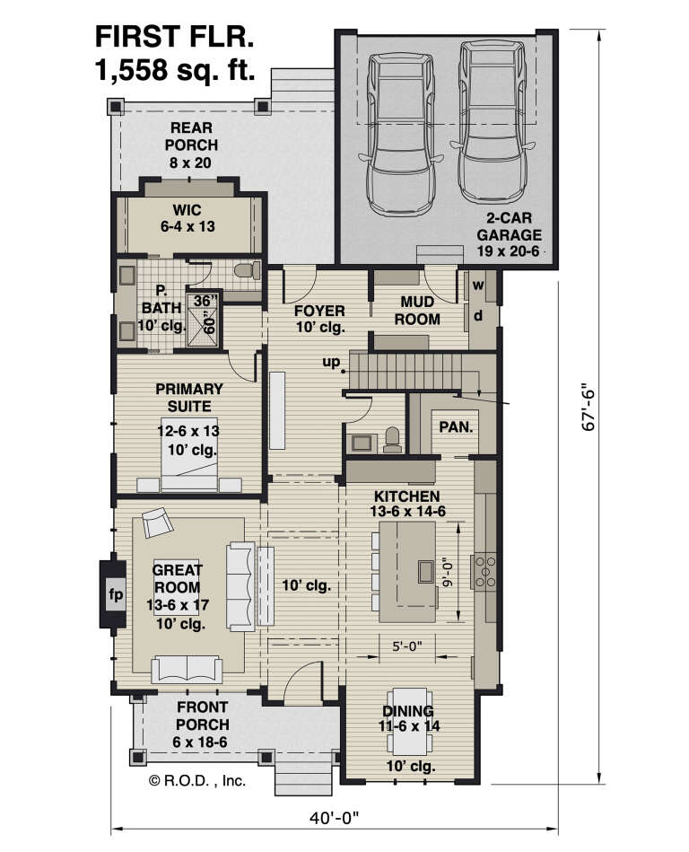 House Plan House Plan #31943 Drawing 1