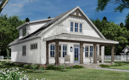 Modern Farmhouse House Plan #098-00426 Elevation Photo