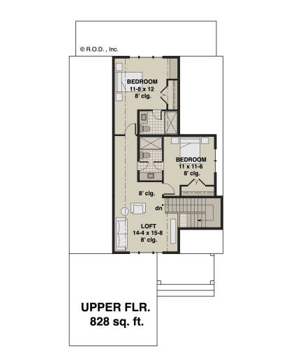 Second Floor for House Plan #098-00426