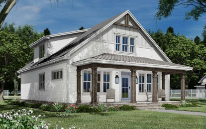 Modern Farmhouse House Plan #098-00428 Elevation Photo