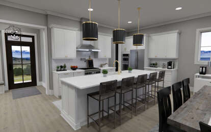 Modern Farmhouse House Plan #098-00428 Additional Photo