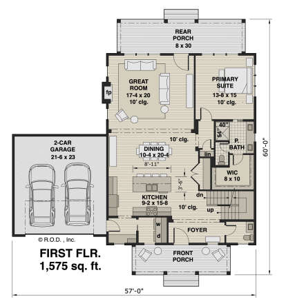 Main Floor  for House Plan #098-00430