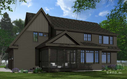 Craftsman House Plan #098-00431 Elevation Photo