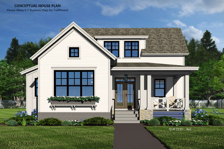 House Plan House Plan #31950 Front Elevation 