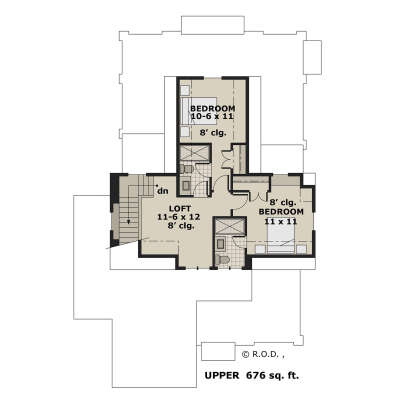 Second Floor for House Plan #098-00432