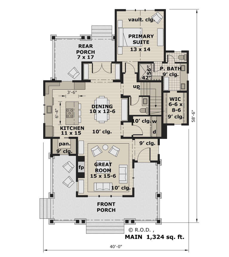 House Plan House Plan #31951 Drawing 1
