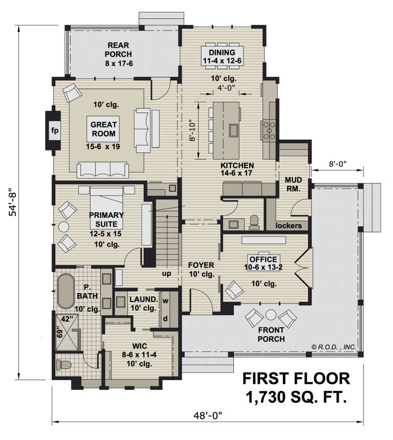House Plan House Plan #31952 Drawing 1