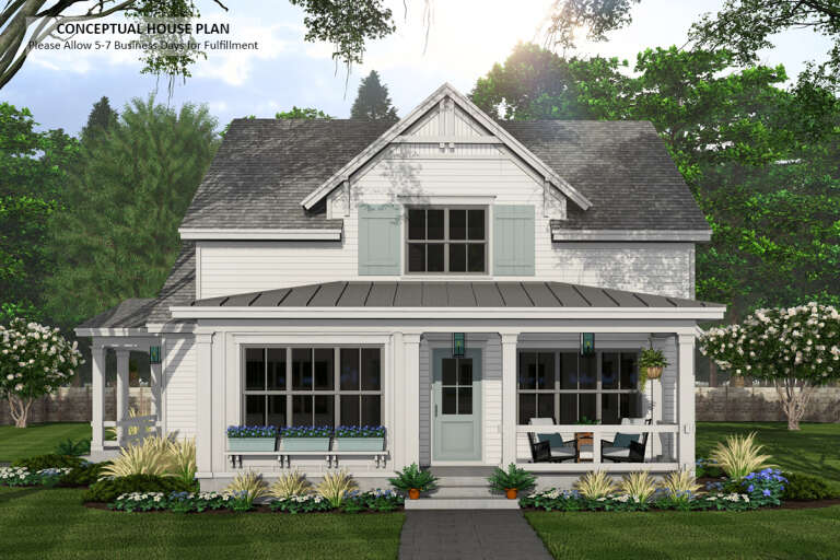 House Plan House Plan #31953 Front Elevation 