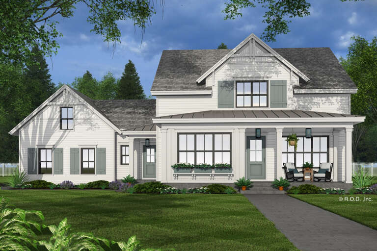 House Plan House Plan #31955 Front Elevation 