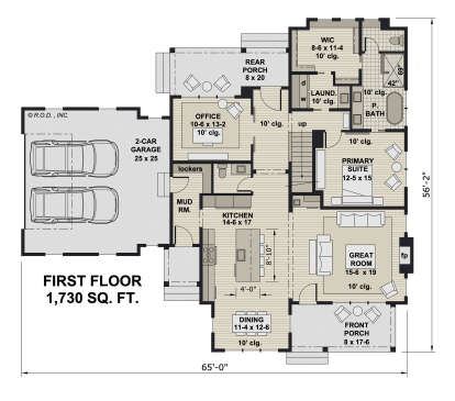 Main Floor  for House Plan #098-00437