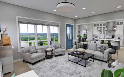 Modern Farmhouse House Plan #098-00437 Additional Photo