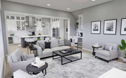 Modern Farmhouse House Plan #098-00437 Additional Photo