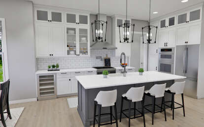 Modern Farmhouse House Plan #098-00437 Additional Photo