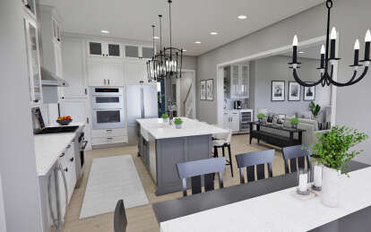Modern Farmhouse House Plan #098-00437 Additional Photo