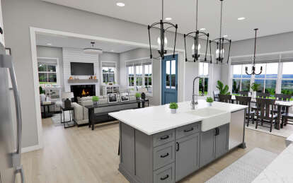 Modern Farmhouse House Plan #098-00437 Additional Photo