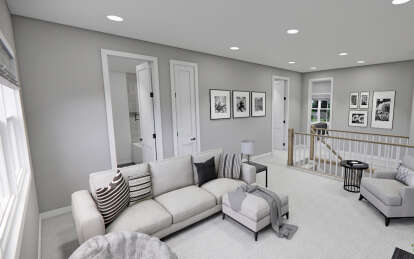 Modern Farmhouse House Plan #098-00437 Additional Photo