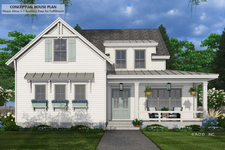House Plan House Plan #31956 Front Elevation 