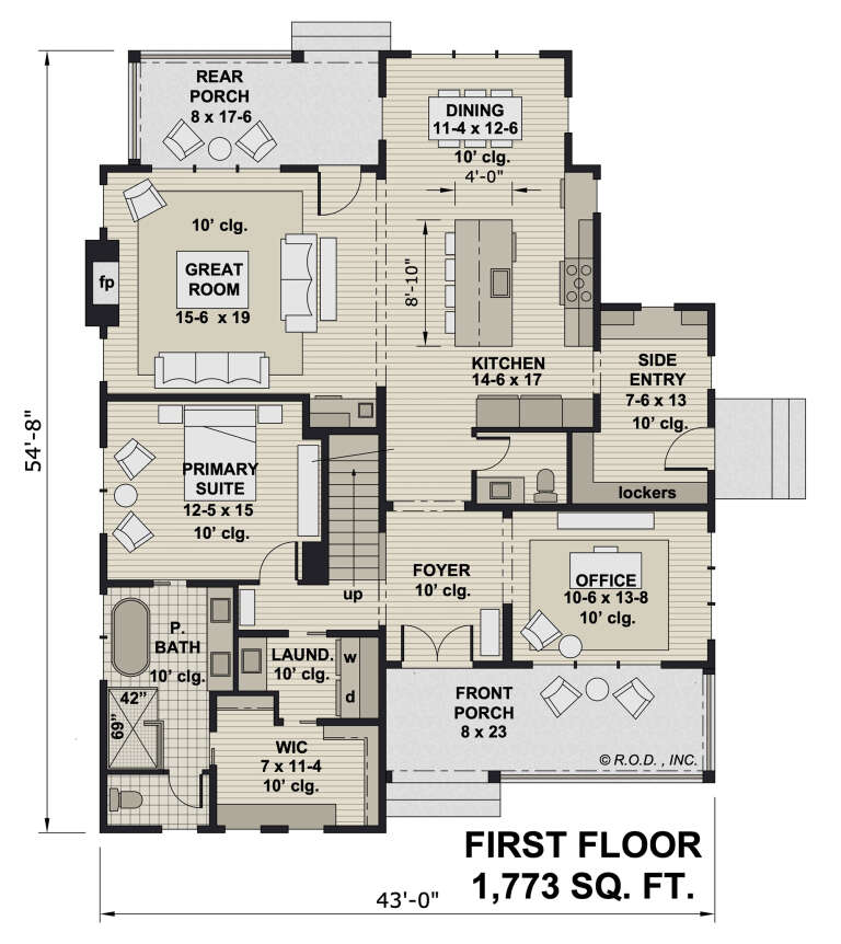 House Plan House Plan #31956 Drawing 1