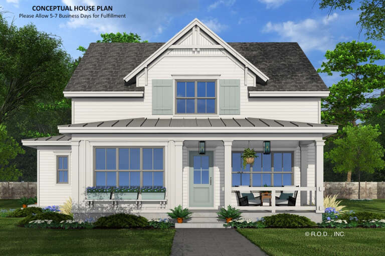 House Plan House Plan #31957 Front Elevation 