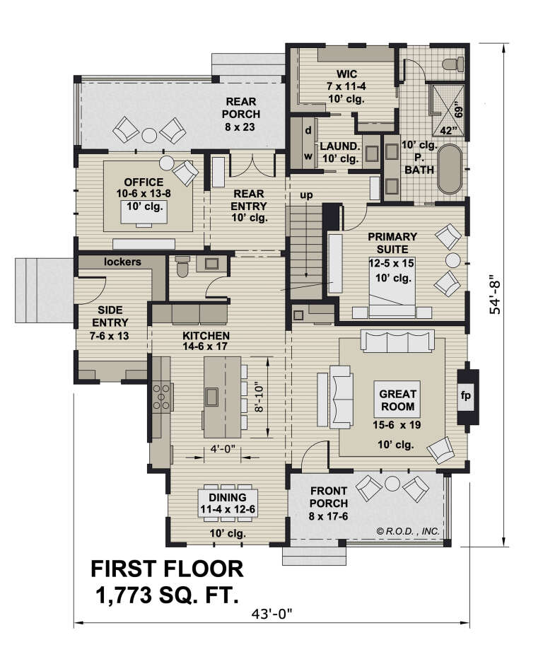 House Plan House Plan #31957 Drawing 1