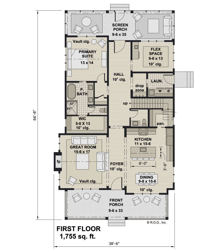 House Plan House Plan #31958 Drawing 1