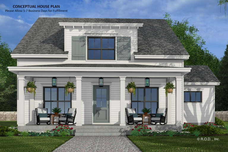 House Plan House Plan #31960 Front Elevation 