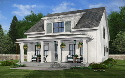 Modern Farmhouse House Plan #098-00442 Elevation Photo