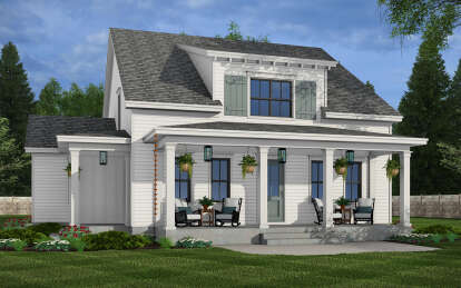 Modern Farmhouse House Plan #098-00442 Elevation Photo