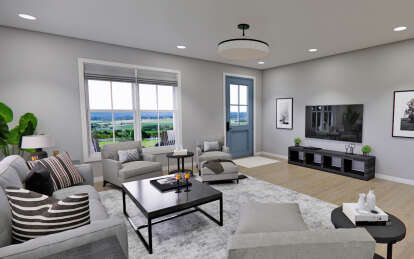 Modern Farmhouse House Plan #098-00442 Additional Photo