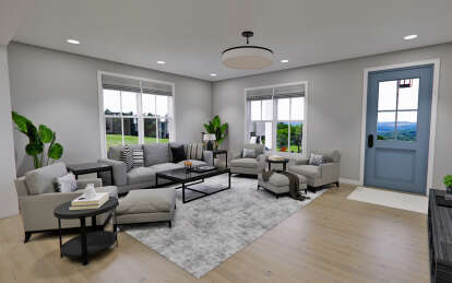 Modern Farmhouse House Plan #098-00442 Additional Photo