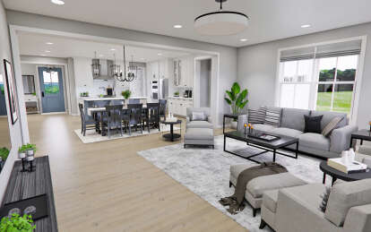 Modern Farmhouse House Plan #098-00442 Additional Photo