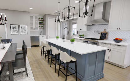 Modern Farmhouse House Plan #098-00442 Additional Photo