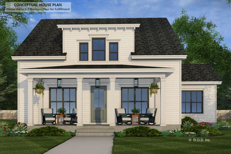 House Plan House Plan #31961 Front Elevation 