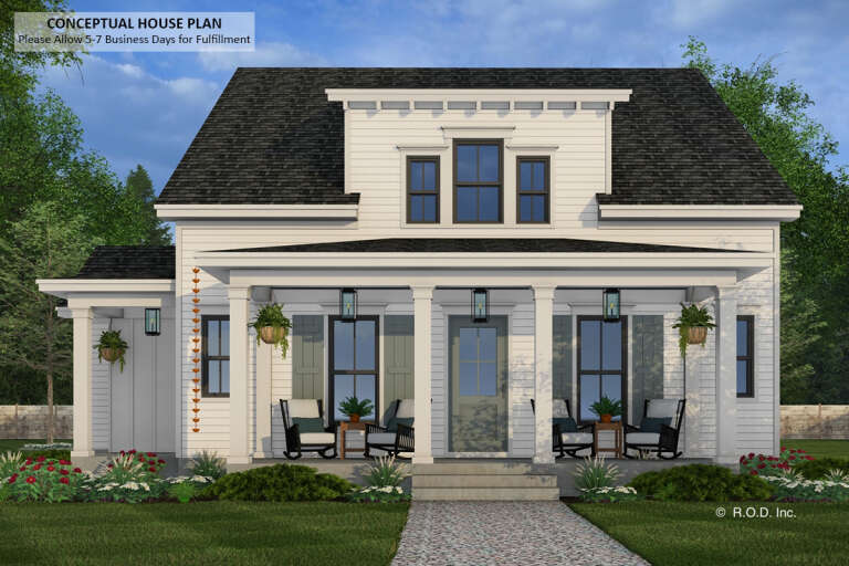 House Plan House Plan #31962 Front Elevation 