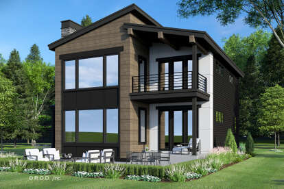 Contemporary House Plan #098-00445 Elevation Photo