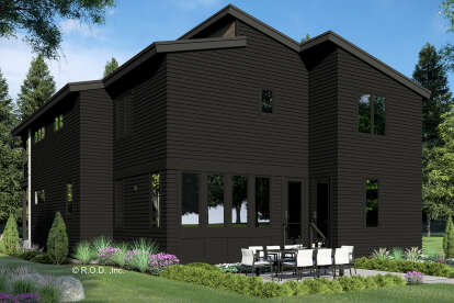 Contemporary House Plan #098-00445 Elevation Photo