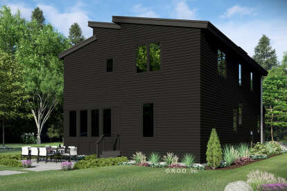 Contemporary House Plan #098-00445 Elevation Photo