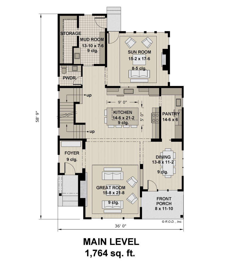 House Plan House Plan #31963 Drawing 1