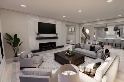 Contemporary House Plan #098-00445 Additional Photo