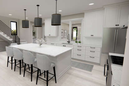 Contemporary House Plan #098-00445 Additional Photo
