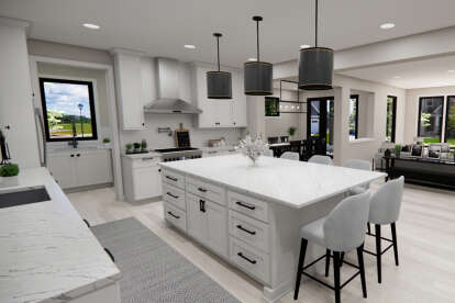 Contemporary House Plan #098-00445 Additional Photo