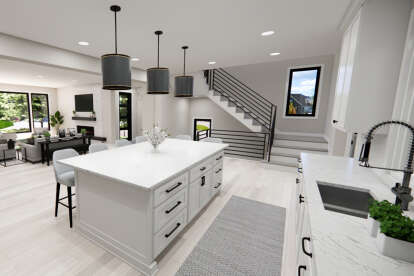Contemporary House Plan #098-00445 Additional Photo