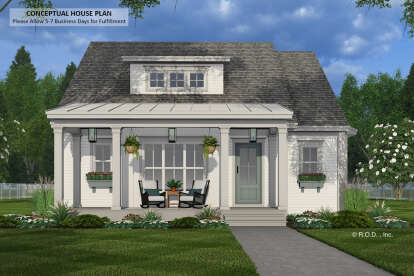 Modern Farmhouse House Plan #098-00446 Elevation Photo